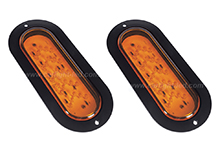 6" Inch Oval LED Trailer Tail Lights