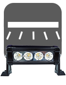 Single row LED light bar(B)