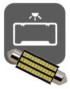 LED License plate Light